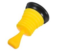 Ventouse de Drainage Portable en Caoutchouc Jaune pour Toilettes et Lavabo | Usage Polyvalent la Cuisine et Buanderie, Outil Simple à Utiliser, Efficacité Élevée, Format Compact, Domestique