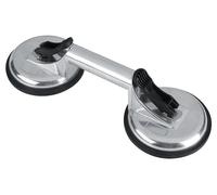 Ventouse de levage Ventouse de vitrier - Double plaque - Aluminium - 105 kg - Lève-verre pour sol et voiture