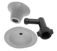 Ventouse de Toilette Blanche en Plastique, Tête Flexible