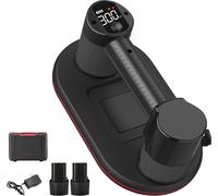 Ventouse électrique à vide pour verre et carrelage - Outil de levage - Capacité de charge de 300 kg - Écran intelligent - Batterie de 3600 mAh - Livré avec 2 batteries