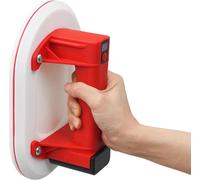 Ventouse électrique - Capacité de levage de 300 kg - Autonomie de 72 h - Pour carrelage/pierre/verre/métal - Rouge