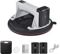 Ventouse électrique - Plaque d'aspiration - Qualité industrielle - Batterie rechargeable de 3000 mAh, sans fil - Pour le verre, le carrelage, la pierre et le bois - Avec 2 piles