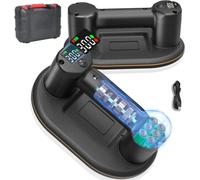 Ventouse électrique pour le levage du verre et de la céramique - Ventouse à aspiration - Capacité de charge de 300 kg - Écran intelligent - Batterie de 3600 mAh - Charge via USB-C - 2 batteries