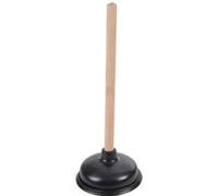 Ventouse en Bois Déboucheur WC Naturel & Noir Noir G