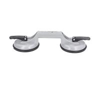 Ventouse, force de 100 kg, double ventouse, pour carrelage en verre. | Alliage d'aluminium, Coussinet en caoutchouc, Poignée ergonomique, Pour miroir en marbre