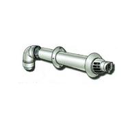 Ventouse horizontal condensation frisquet 60-100