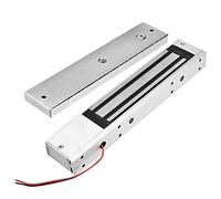 ventouse magnétique , Serrure électromagnétique Magnétique DC 12V 280KG , Serrure Magnétique électrique à Porte Unique avec Lumière LED , Serrure de Porte Magnétique électrique