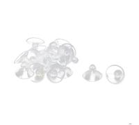 Ventouse pour verre SOURCING MAP 20pcs Anti-collision Transparente Caoutchouc pour Verre Bureau Maison Suspension Ventouse 18mm Dia
