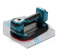 Ventouse sans fil compatible avec batteries Ma-ki-ta 18 V, charge maximale 250 kg, lève-vide électrique avec écran LCD pour carrelage, verre, granit, métal et meubles