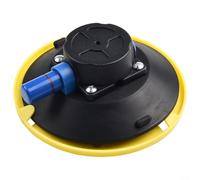 Ventouse sous vide de 15,2 cm avec poignée en aluminium robuste avec filetage M6 M8 pour réparation automobile, installation de fenêtre, charge sûre de 31,8 kg, jaune (M6)
