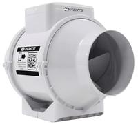 VENTS UK Extracteur d'air en ligne 100 mm diamètre salle bain, douche, plafond, loft, ventilation puissante, contrôle l'humidité, silencieux, en ligne, toilettes, bureau, buanderie VU-TT-100