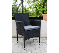 Venture Home - Chaise Malina Noir - Pack de 2