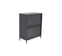 Venture home Commode métal - Noir