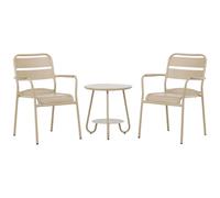 Faro ensemble de salon 3 parties beige.