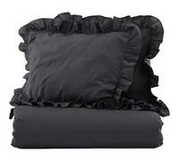 Venture Home Ensemble de lit Levi 220x240 cm Coton Anthracite Anthracite