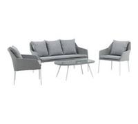 Venture home table de jardin ovale - Gris clair