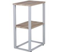 Table de Chevet Double Rise 70cm Naturel & Gris