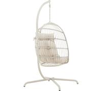 Venture Home Fauteuil oeuf avec coussin Trezza