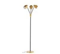 Paris prix Lampadaire Vifta 3 spots - Noir et or