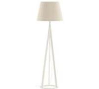 Paris prix Lampadaire Kona en bois - Blanc