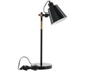 Venture Home - Lampe à poser en acier Skott Noir G