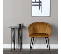 Venture Home Limhamn Chaise - Noir et Jaune