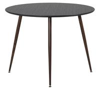Venture home Plaza table à manger - Noir et noyer