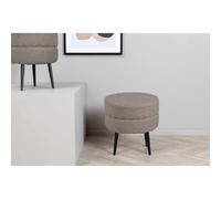 Venture Home Pouf Teddy Beige/Noir