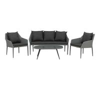 Venture home salon de jardin 5 places - Gris foncé