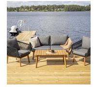 Venture home table de jardin rectangulaire - Noir