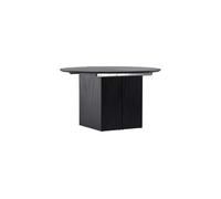 Venture home table à manger extensible ronde - Noir
