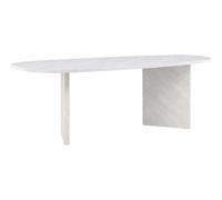 Venture home Table à manger ovale - Blanc