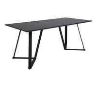 Venture home Table à manger rectangulaire - Noir