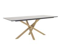 Venture home table à manger rectangulaire - Noir et marron