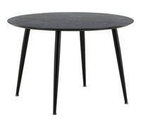 Venture home Table à manger ronde Dipp - Noir