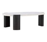 Table basse 125 x 71 cm Kres gris, marron.