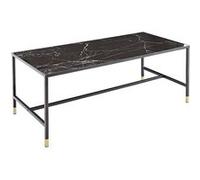 Venture Home - Table basse en acier et verre Dipp Noir G