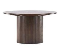 Venture Home - Table basse en MDF Bianca Rond Marron foncé G