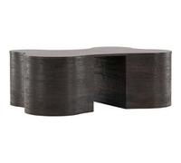 Venture Home Table basse Larvik ronde en MDF 130 cm Marron