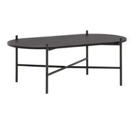 Venture home Table basse ovale scandinave - Noir