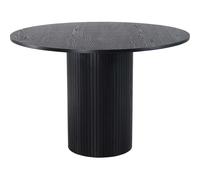 Venture Home Table ronde Bianca MDF 110 cm Noir