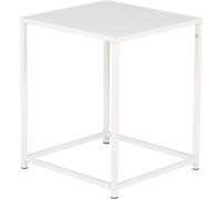 Venture home Table d'appoint acier - Blanc