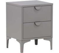Venture home Chevet 2 tiroirs - Gris clair
