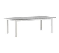 Venture home Table de jardin extensible - Blanc