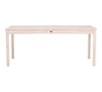 Kenya table de jardin whitewash.