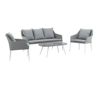 Venture home table de jardin ovale - Gris clair