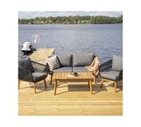 Venture home table de jardin rectangulaire - Noir