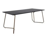 Venture home Table à manger Pippi - Noir et cuivré