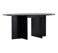 Venture home Table de repas extensible ovale - Noir
