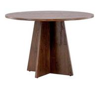 Table de repas ronde ?110 cm Bootcut mocca.